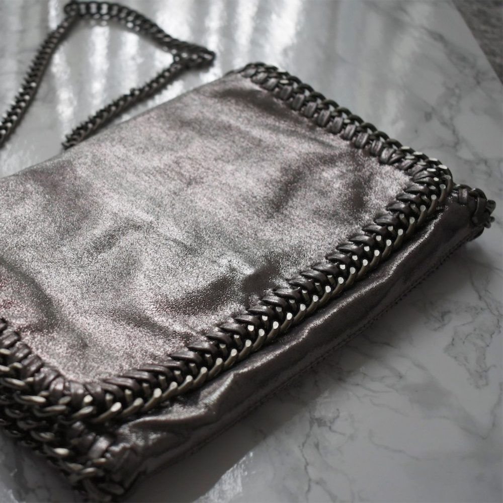 Metallic Chain Detail Bag